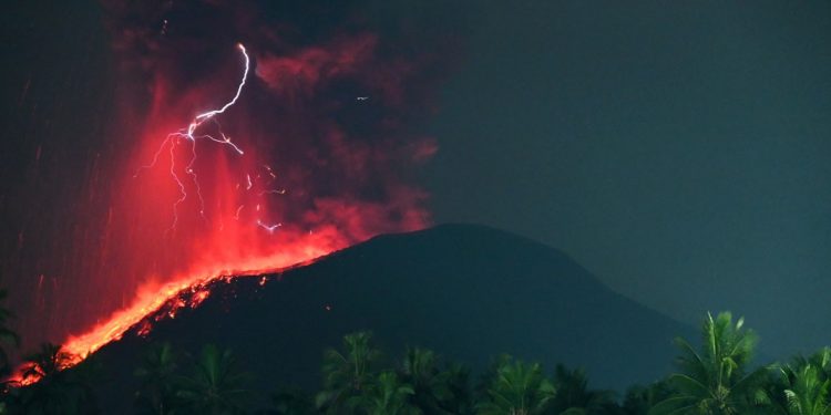 Volcanic Eruptions in Indonesia Are Not Interrelated