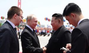 Putin Begins Visit to North Korea 1