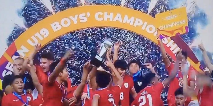 Indonesia Wins ASEAN U-19 After Defeating Thailand