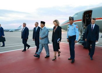 Prabowo Arrives in Moscow to Meet Putin