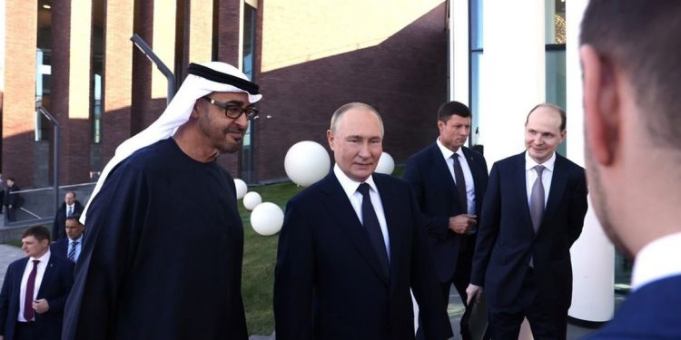 UAE President Seeks to Develop Strategic Partnership With Russia