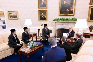 Joe Biden and Prabowo Subianto Hold Bilateral Meeting at the White House 1