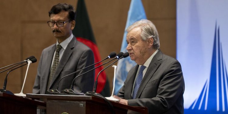 UN Chief Affirms Solidarity with Bangladesh Amid Political Transition