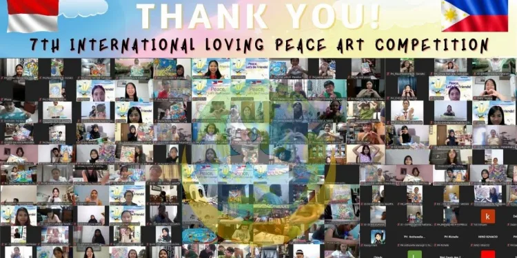 ILPAC in Jakarta: Indonesian and Filipino Children Illustrate Their Dreams of Peace Online
