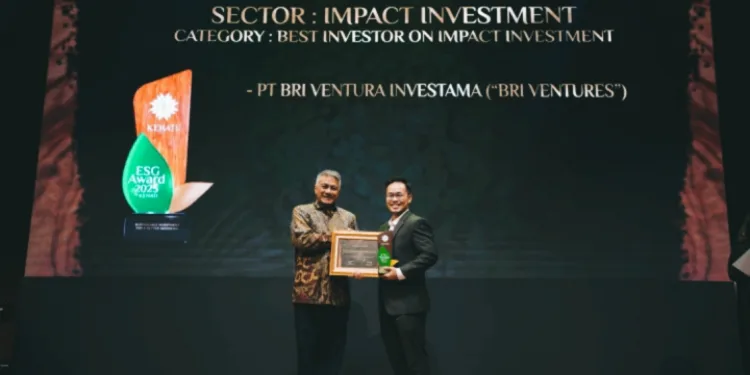 BRI Ventures Wins “Best Investor on Impact Investment” at the 2025 ESG Award by KEHATI