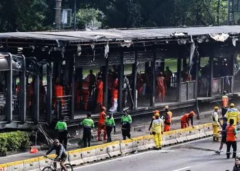 Jakarta Riots: 22 TransJakarta Bus Stops Damaged, Losses Reach IDR 55 Billion, 1,240 Rioters Arrested