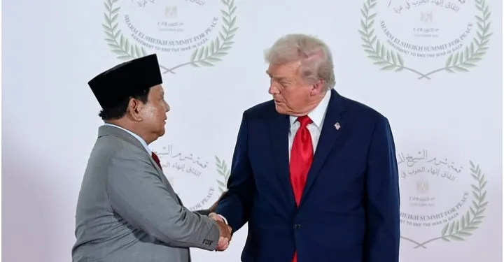 Trump Praises Prabowo at the Sharm El-Sheikh Peace Summit