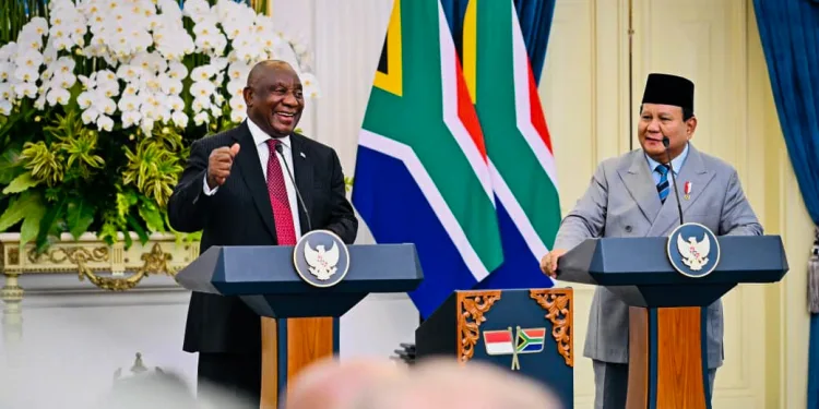 BRICS Connection: Indonesia–South Africa Forge a New Strategic Partnership