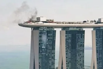 Fire at Marina Bay Sands! Singapore in Shock