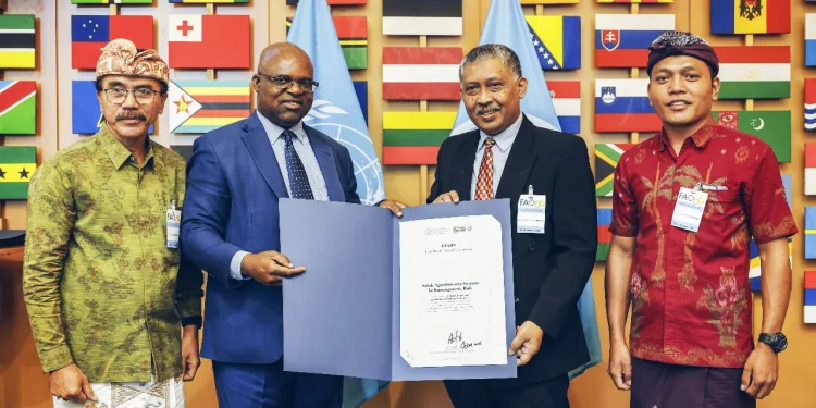 Indonesia Earns its First Globally Important Agricultural Heritage Systems Award
