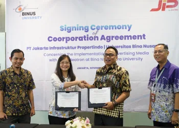 JIP and BINUS University Launch LED Videotron to Boost Digital Transformation in Education