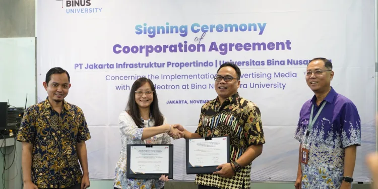 JIP and BINUS University Launch LED Videotron to Boost Digital Transformation in Education