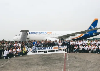 Mukhtara Air Welcomes Its First Airbus A320 at Halim Perdanakusuma Airport