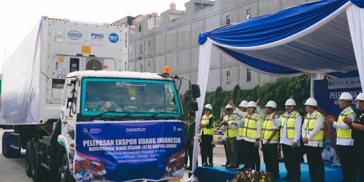 Indonesia Exports 10 Containers of Cesium-137-Free Shrimp to the US