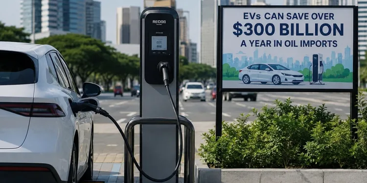 Firmed Solar Undercuts Most of Asia’s Planned Gas, and EVs Can Save Over $300 Billion a Year in Oil Imports