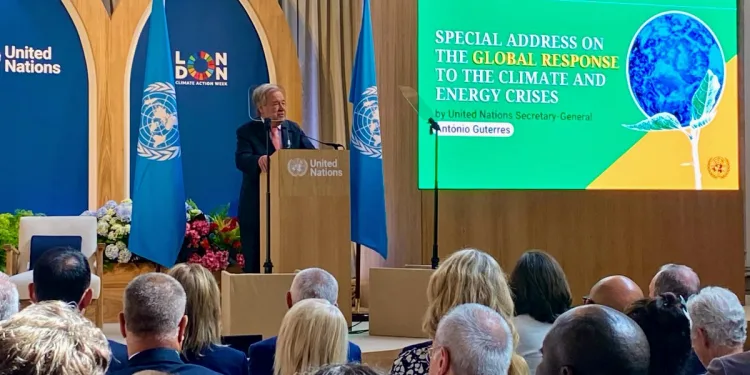 UN Chief Warns of “Twin Crises” as Climate and Energy Shocks Converge